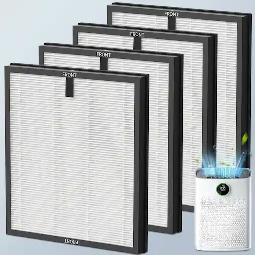 HAP603 4-pack 3-in-1 HEPA replacement filter for ECOSELF HAP603 air purifier - Cabiclean